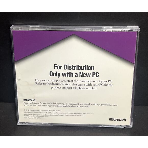 Julia Child Home Cooking With Master Chef PC CD 16 Food Lessons Microsoft Home - Picture 2 of 3